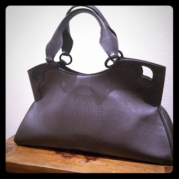 Cartier Marcello de Cartier Leather Handbag - Picture 1 of 7